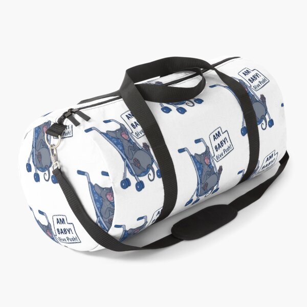 Item preview, Cat in Stroller "Am Baby! Give Push!" designed and sold by OlyvieArt.