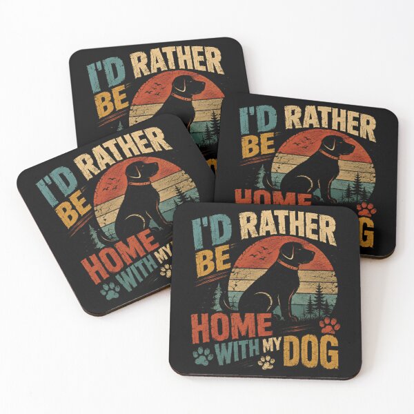 Item preview, I'd Rather Be Home With My Dog Pet Lover Canine Owner designed and sold by HumansStuck12.