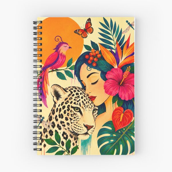Item preview, Woman and Leopard designed and sold by NeuroArtGallery.