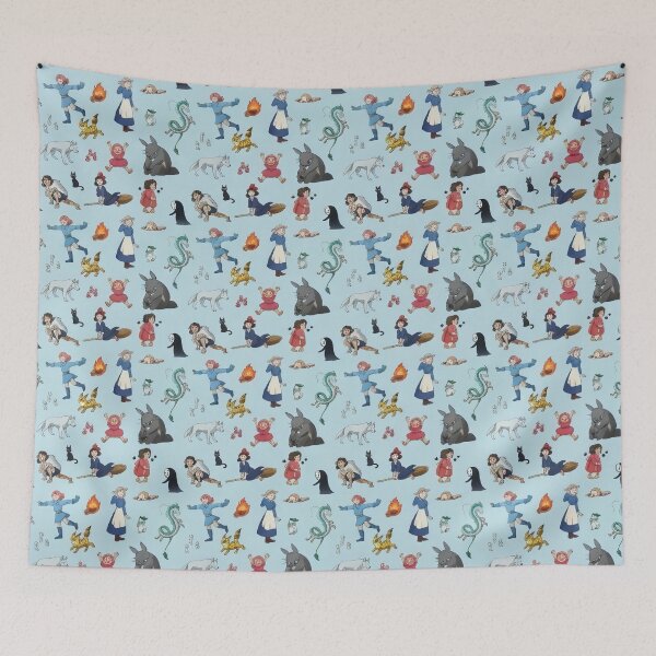 Item preview, Ghibli Character Mosaic designed and sold by GITTERLU.