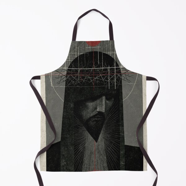 Item preview, Jesus Christ Crown of Thorns Design, Gothic Sacred Portrait Art designed and sold by Hermetic Codex.