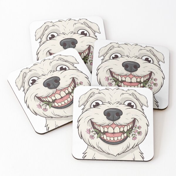Item preview, Funny Fisheye Dog With Flowers Meme designed and sold by DripCultureLab.