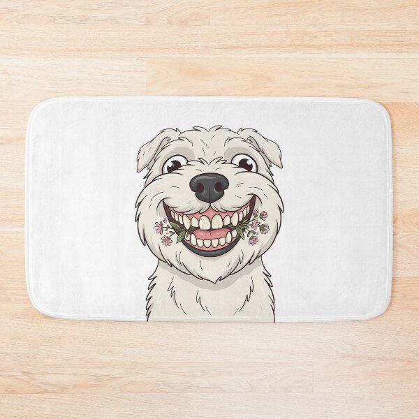 Item preview, Funny Fisheye Dog With Flowers Meme designed and sold by DripCultureLab.