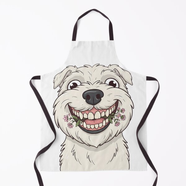 Item preview, Funny Fisheye Dog With Flowers Meme designed and sold by DripCultureLab.