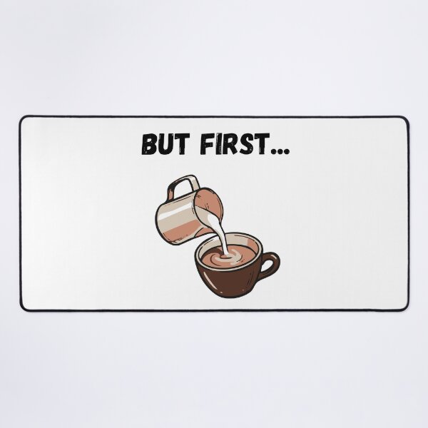 Item preview, But First coffee funny caffeine lover coffee brewing barista  designed and sold by Artstastic.