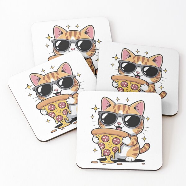 Item preview, Cat Pizza Lover – Cute Funny Pizza Cat T-Shirt designed and sold by Cool Tee World .
