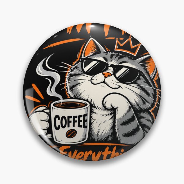 Item preview, I'm Fine Everything is Fine T-Shirt – Funny Coffee Lover Graphic Tee designed and sold by Artimax-Studio.