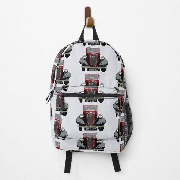 Item preview, Austin Big Seven vintage British classic car red-black designed and sold by soitwouldseem.