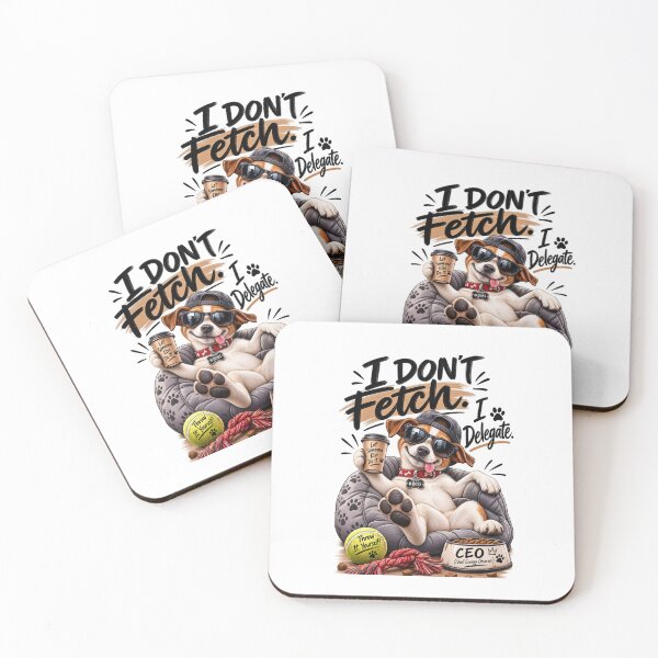 Item preview, I Don't Fetch, I Delegate – Funny Boss Dog T-Shirt Design designed and sold by Ashes to Artistry.