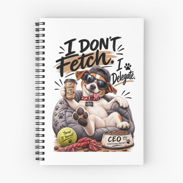 Item preview, I Don't Fetch, I Delegate – Funny Boss Dog T-Shirt Design designed and sold by Ashes to Artistry.