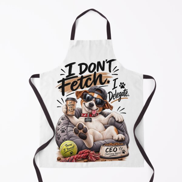 Item preview, I Don't Fetch, I Delegate – Funny Boss Dog T-Shirt Design designed and sold by Ashes to Artistry.