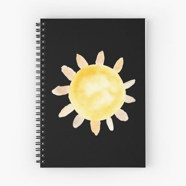 Item preview, Bright Yellow Watercolor Sun Minimalist Boho Sunburst designed and sold by Vision Crafted.