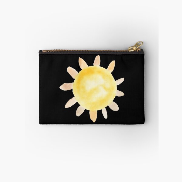 Item preview, Bright Yellow Watercolor Sun Minimalist Boho Sunburst designed and sold by Vision Crafted.