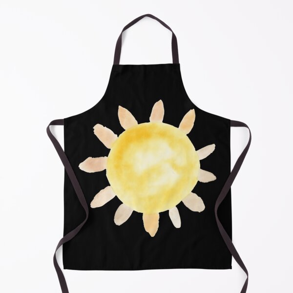 Item preview, Bright Yellow Watercolor Sun Minimalist Boho Sunburst designed and sold by Vision Crafted.