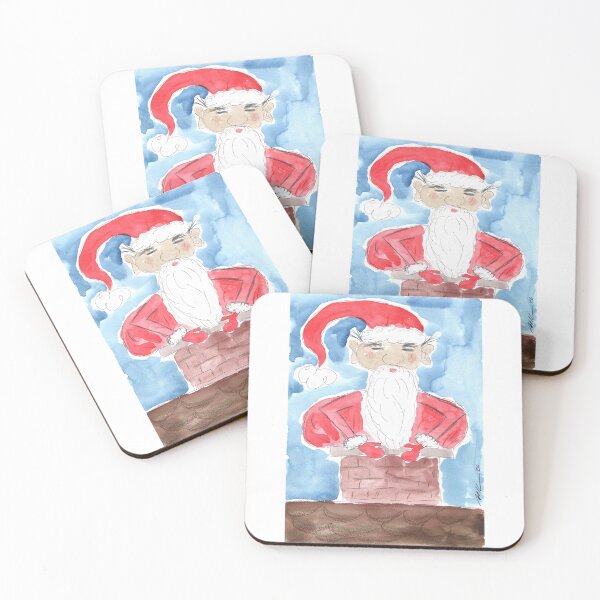 Artikelvorschau, Weihnachten, Weihnachten, der Weihnachtsmann passt nicht in den Schornstein entworfen und verkauft von Anke‘s Bazaar.