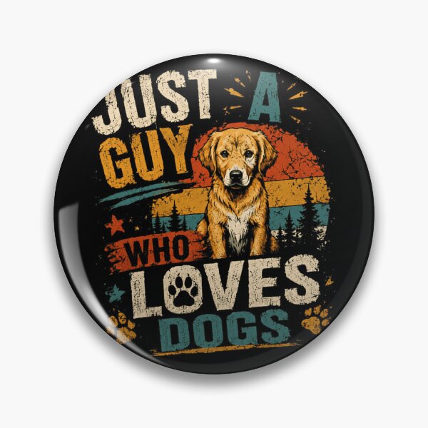 Item preview, Just A Guy Who Loves Dogs Dog Lover Pet Owner Canine Enthusiast designed and sold by HumansStuck12.