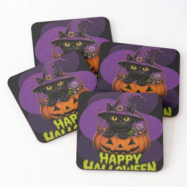 Item preview, Happy halloween cat designed and sold by StrayD0g.