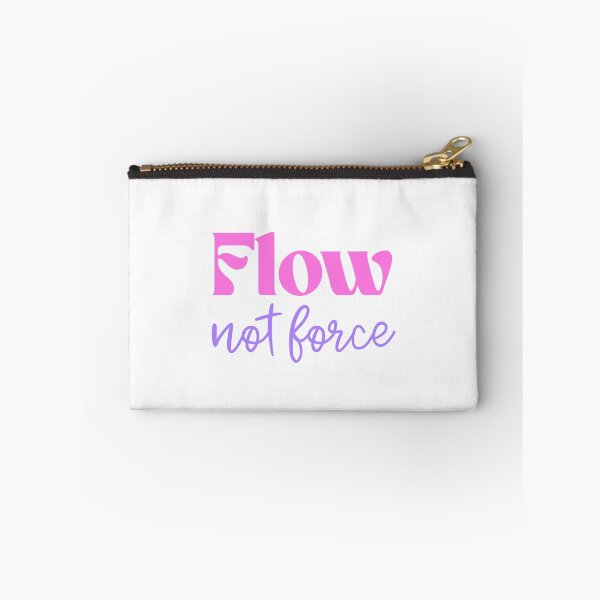Item preview, Flow Not Force Positive Mindset Quote designed and sold by jianina-alondra.