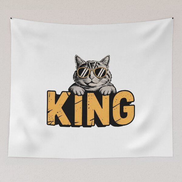 Item preview, Cool Cat King Sunglasses Animal Graphic designed and sold by OlyvieArt.