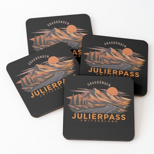 Item preview, Julier Pass Switzerland Vintage Retro Travel Emblem designed and sold by Michaeltien.