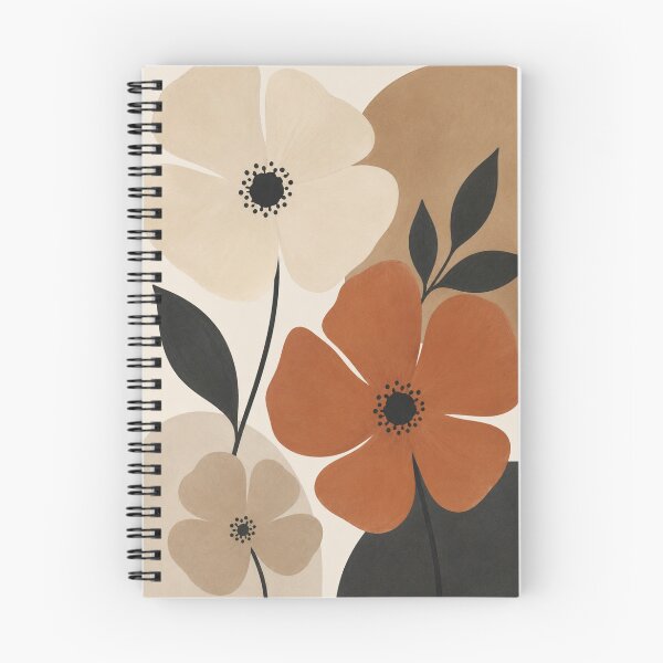Item preview, Oversized Flowers in Earthy Tones designed and sold by Zaramodo.