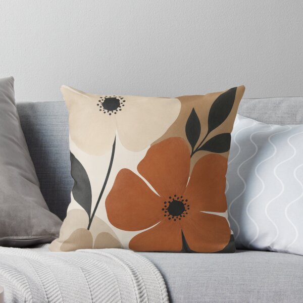 Item preview, Oversized Flowers in Earthy Tones designed and sold by Zaramodo.