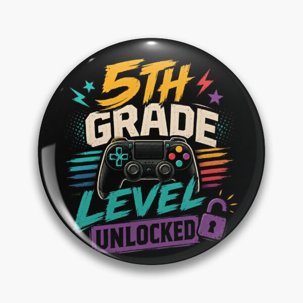 Item preview, 5th Grade Level Unlocked Gaming School Student designed and sold by RetroMini2026.