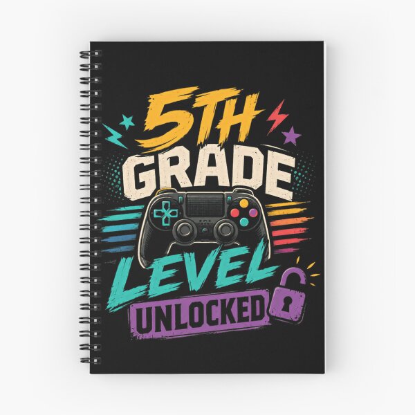 Item preview, 5th Grade Level Unlocked Gaming School Student designed and sold by RetroMini2026.