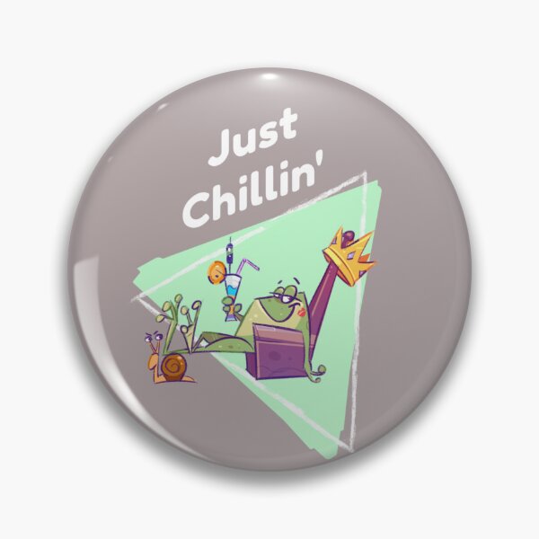 Item preview, Just Chillin' Frog T-shirt designed and sold by QuirkETee.