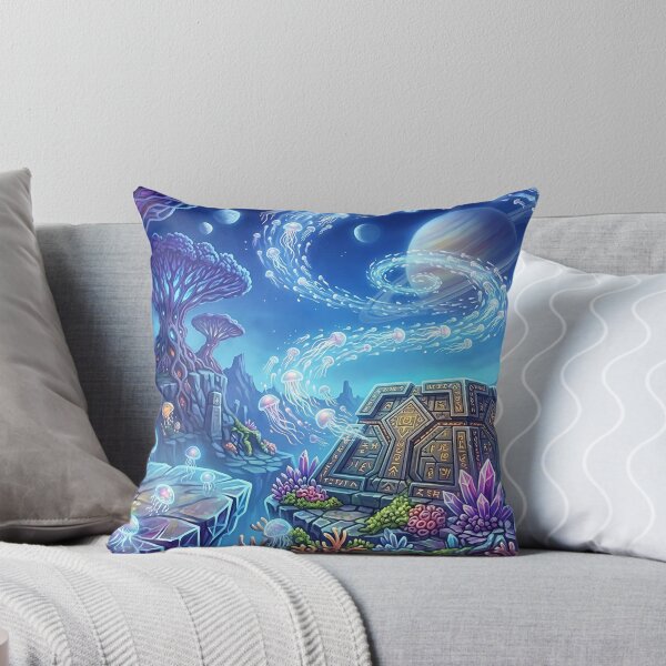 Item preview, Fantasy cosmic underwater world designed and sold by Agnisherl.