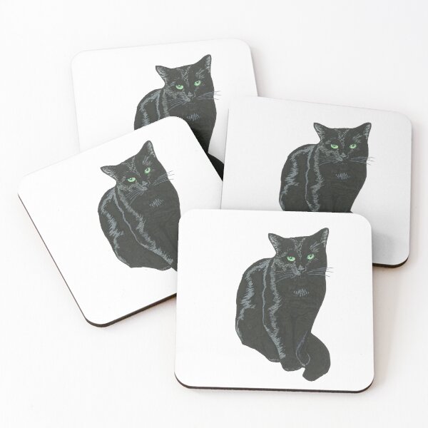 Item preview, Beautiful black cat designed and sold by Tiger's Eye Books.