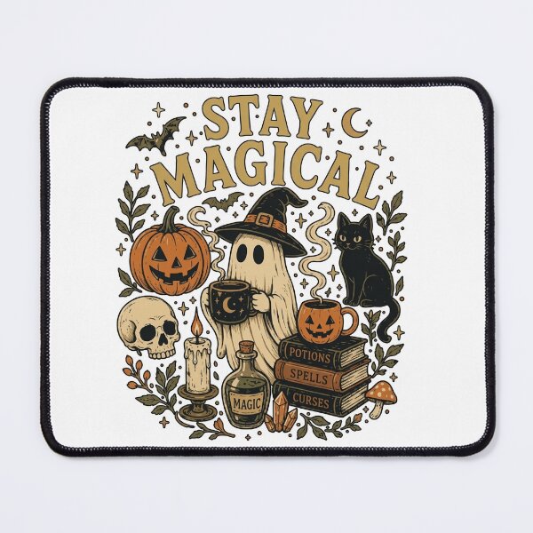 Item preview, Retro Halloween Ghost Pumpkin, Stay Magical designed and sold by m-smith-bear.