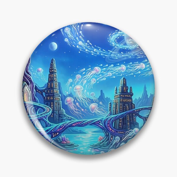 Item preview, Fantasy cosmic underwater world designed and sold by Agnisherl.