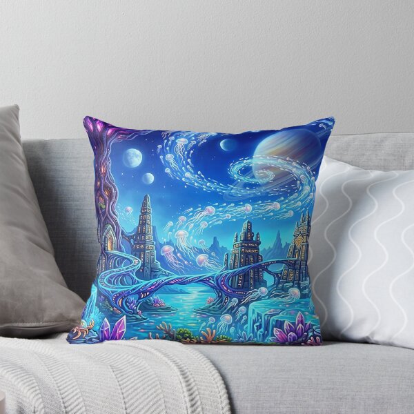 Item preview, Fantasy cosmic underwater world designed and sold by Agnisherl.