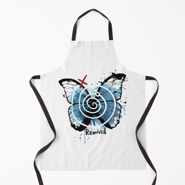 Item preview, Abstract Blue Butterfly & White Spiral Grunge Design designed and sold by Shopeon Designs.