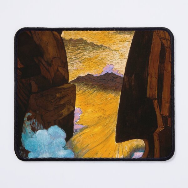Item preview, Vorhor, The Green Wave coastal sunrise landscape painting print by Georges Lacombe designed and sold by Jéanpaul Ferro.