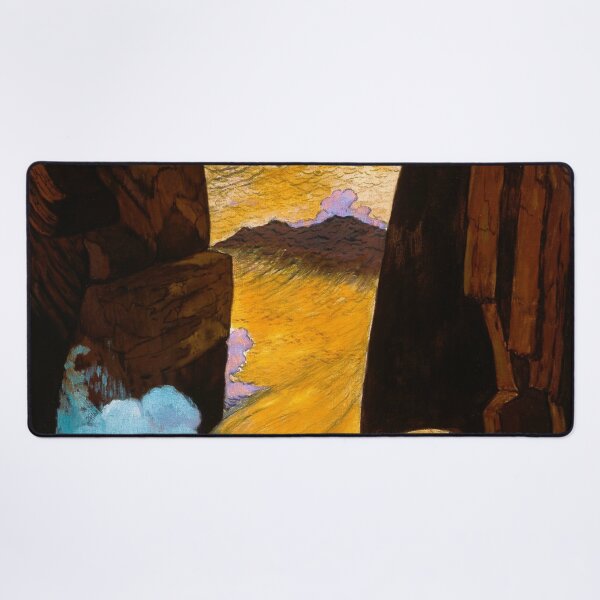 Item preview, Vorhor, The Green Wave coastal sunrise landscape painting print by Georges Lacombe designed and sold by Jéanpaul Ferro.