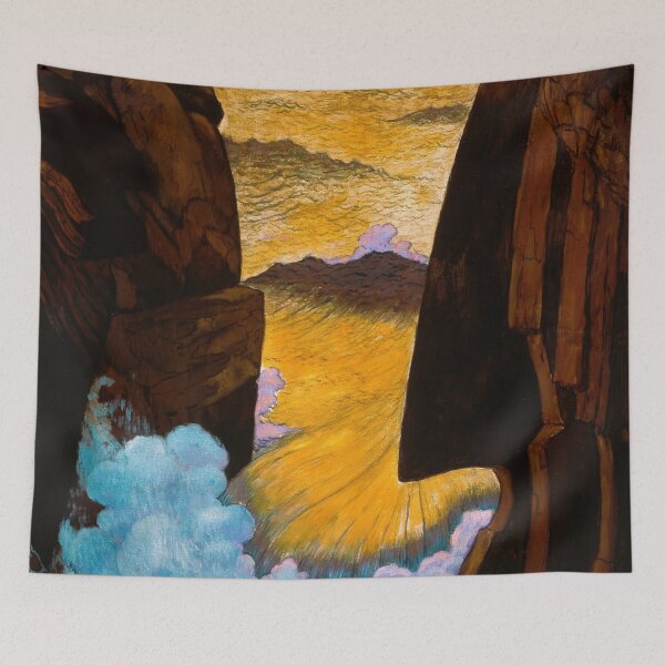 Item preview, Vorhor, The Green Wave coastal sunrise landscape painting print by Georges Lacombe designed and sold by Jéanpaul  Ferro.