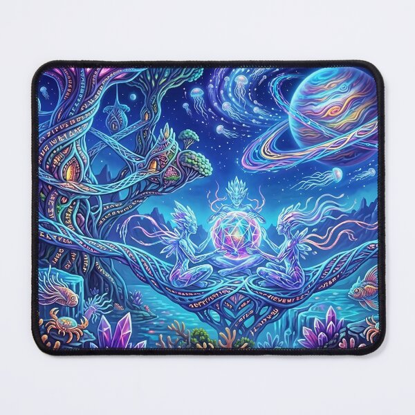 Item preview, Fantasy cosmic underwater world designed and sold by Agnisherl.