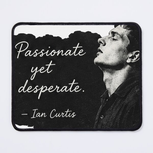 Item preview, Ian Curtis Quote designed and sold by vectcd.
