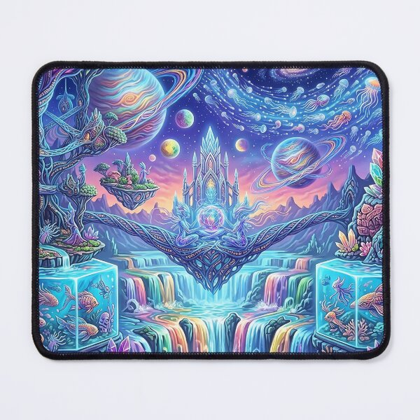 Item preview, Fantasy cosmic underwater world designed and sold by Agnisherl.