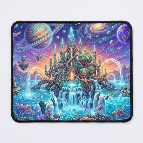 Item preview, Fantasy cosmic underwater world designed and sold by Agnisherl.