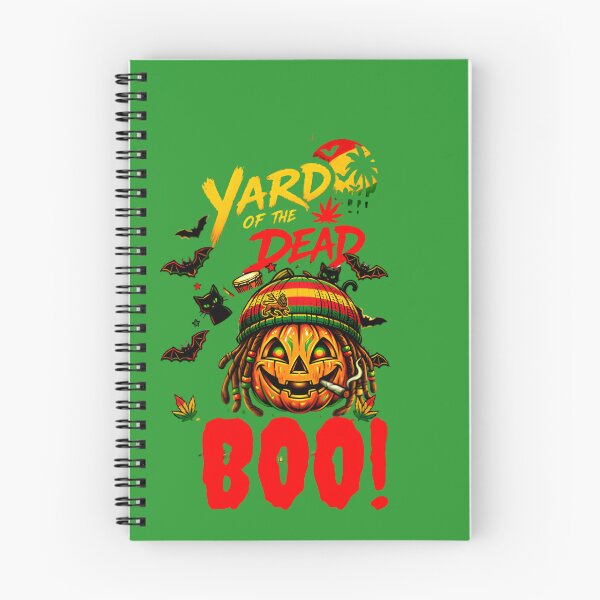 Item preview, Yard Of The Dead Rastafarian Pumpkin Halloween BOO designed and sold by digitalbob60.