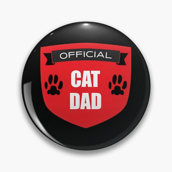 Item preview, Official Cat Dad Emblem Paw Print designed and sold by OlyvieArt.