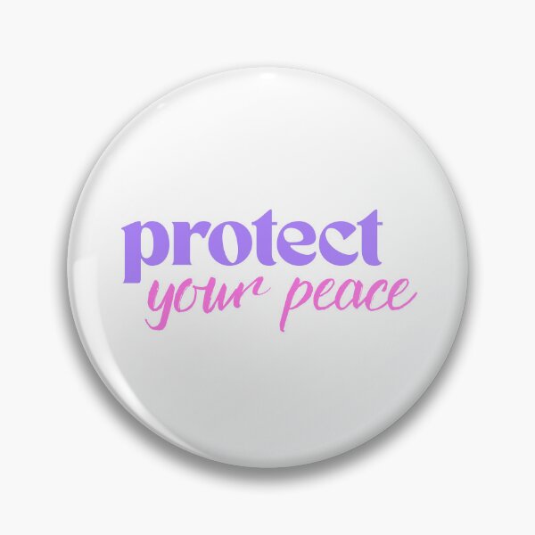 Item preview, Protect Your Peace Self Care Quote designed and sold by jianina-alondra.