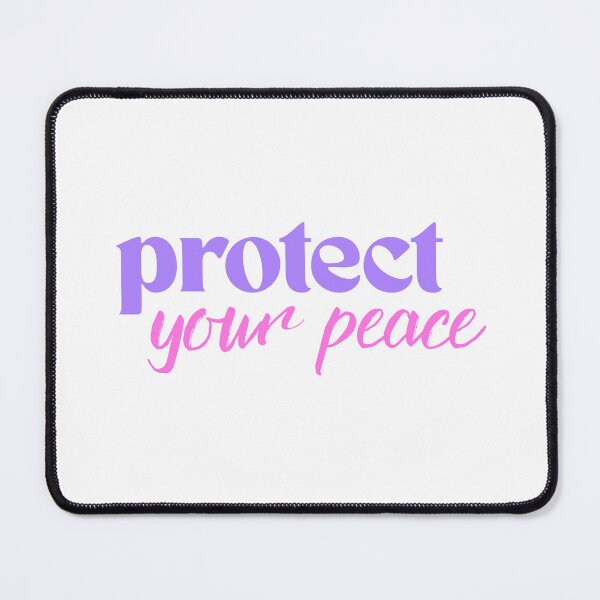 Item preview, Protect Your Peace Self Care Quote designed and sold by jianina-alondra.