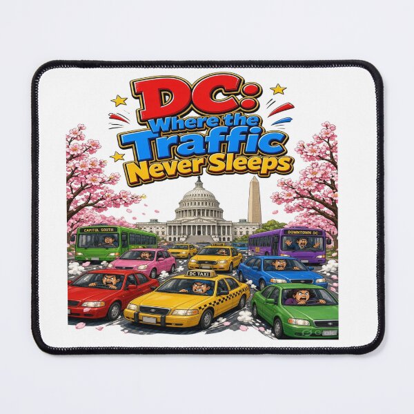 Item preview, Washington DC Traffic Humor Funny Political Street Art designed and sold by Sushikidsntoddlers.