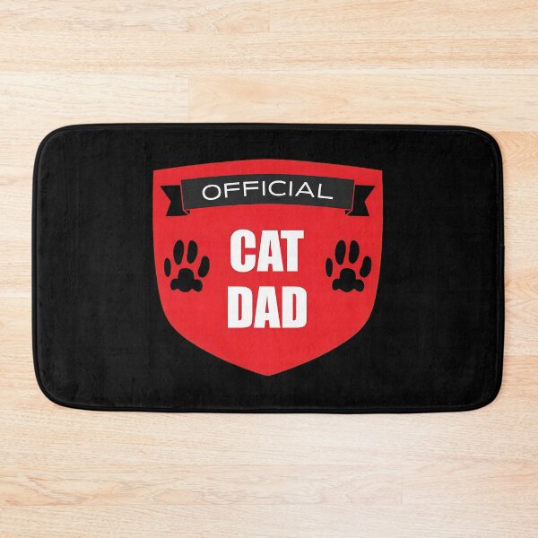 Item preview, Official Cat Dad Emblem Paw Print designed and sold by OlyvieArt.