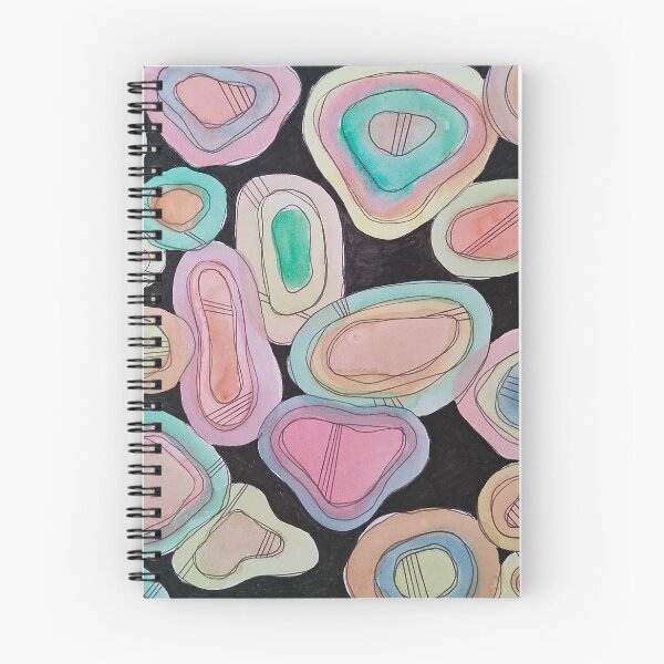 Item preview, Rainbow pebble doodles designed and sold by SDaviesArtworks.