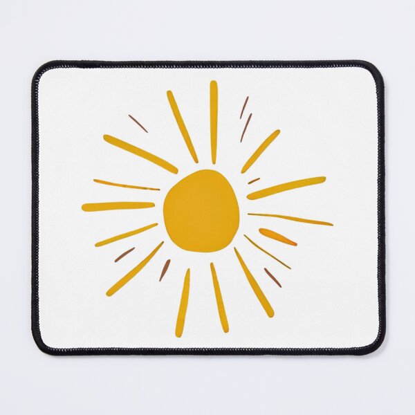 Item preview, Boho Hand Drawn Sun Minimalist Yellow Sunburst designed and sold by Vision Crafted.
